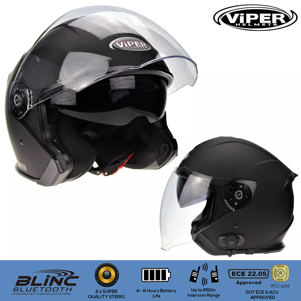 Open face motorcycle cheap helmets with bluetooth