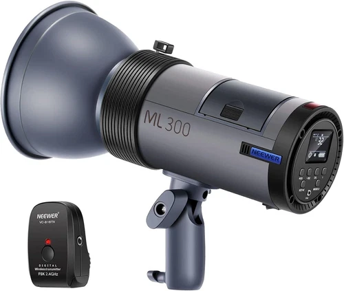 Neewer ML300 300W Cordless Strobe Flash Monolight with 2.4G Trigger & Bowens Mou - Picture 1 of 8