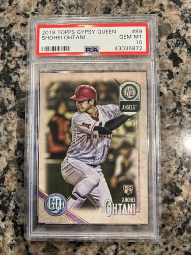 Shohei Ohtani 2018 Topps Gypsy Queen #89 PSA 10 Gem Mint Rookie Card Angels