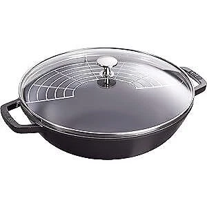 Staub Wok Perfect Perfect Pan, Cast Iron, 12 in, Black
Opens in a new window or tab