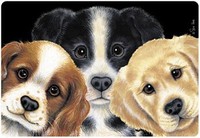 Peeping Puppies Placemat By Fiddler's Elbow on sale Peeping Puppies Placemat By Fiddler's Elbow on sale