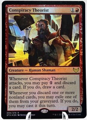 Conspiracy Theorist 094/275 Foil Strixhaven: School of Mages STX MTG NM |  eBay