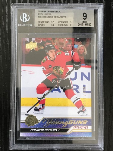 Connor Bedard [Exclusive] #451 2023 Upper Deck card