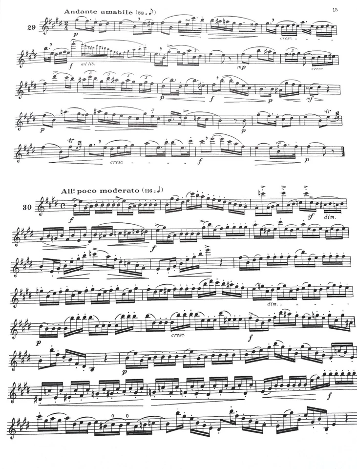 48 Famous Studies for Oboe or Saxophone, 1st Oboe Part plus 3 duos Concertants - Image 4 of 4