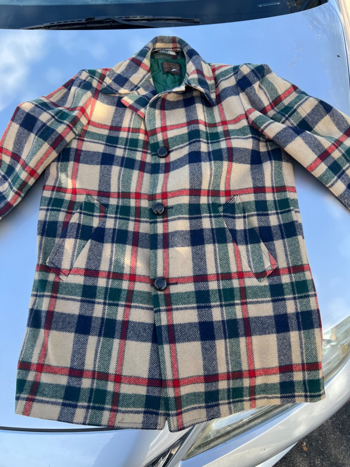 Vintage Old Clothes Pendleton Wool Jacket Coat US… - image 11