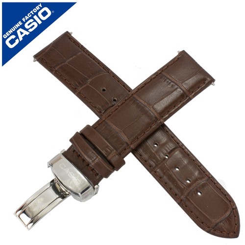 Genuine Casio Watch Strap Band for BEM-506L BEM 506L 506 LEATHER BROWN  10341748 | eBay