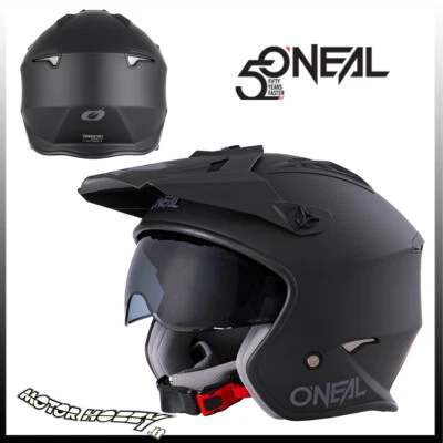 CASCO JET MOTO SCOOTER O'NEAL CASCO NEGRO SÓLIDO TALLA XS - Imagen 1 de 2