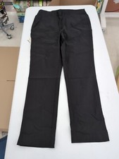 Rafaella Women's Stretch Pull On Elastic Waist Ankle Pant Sz 10 Black AM19