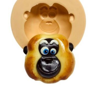 Silikonform Kung Fu Panda Meister Mönch Schokolade Süßigkeiten, Cupcake Topper Fondant