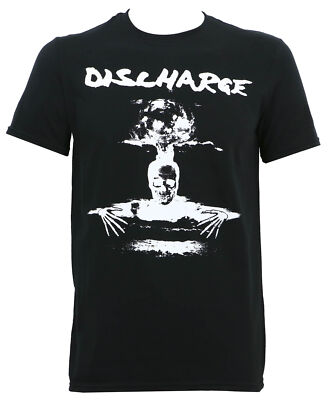 Authentic DISCHARGE Band Death Cloud Slim Fit T-Shirt S NEW
