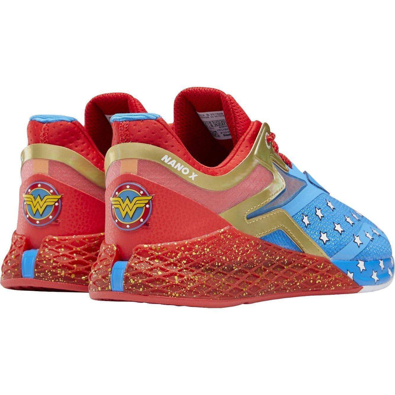 Reebok Unisex Wonder Woman Nano X Training Shoes Trainers Lace Up Low Top -  Blue | eBay