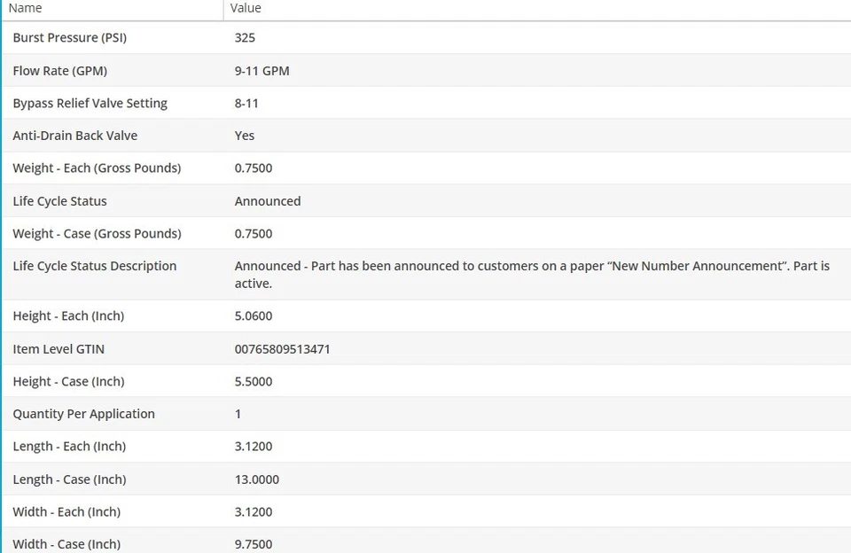 Filtro de aceite de motor OEM WIX para MAZDA 616 1970 L4-1,6 L Foto 4 de 4