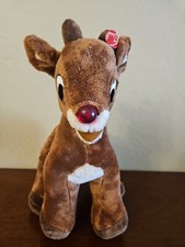 Dan Dee RUDOLPH RED NOSED REINDEER 14" Singing Light Up Stuffed Animal