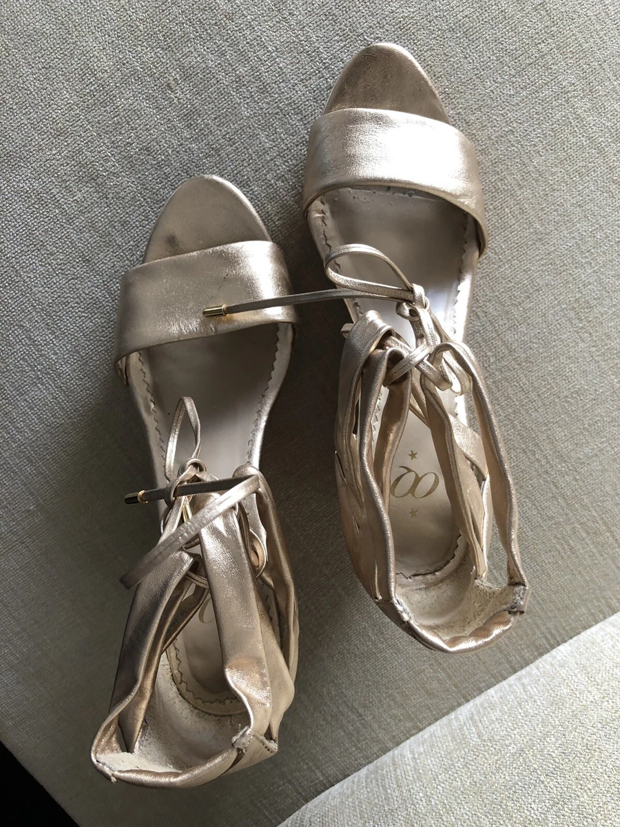 Gold wedges hotsell ebay