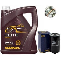 MotoröL Set 5W40 5 Liter + ÖLfilter + ÖLablassschraube FüR VW Transporter IV Bus