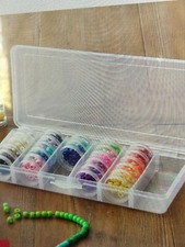 4 - Plastic Bead Storage Containers -  Excellent Condition