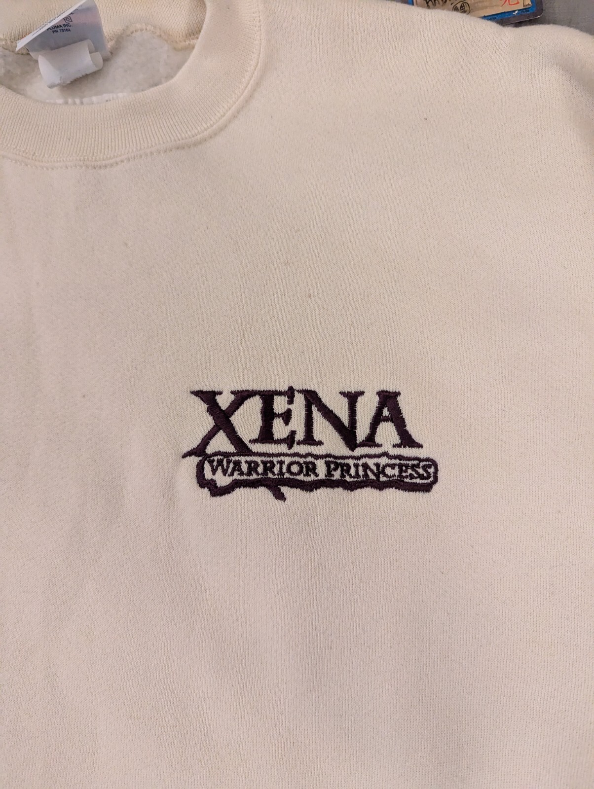 Vintage Xena The Warrior Princess Universal Crewneck Sweater Size Large Rare 90s image 2