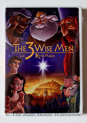 The Three 3 Wise Men Christmas Nativity Bible Cartoon Disney DVD