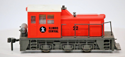Atlas O Scale Orange Plastic Diecast DC Powered Illinois Central #22 Switcher
