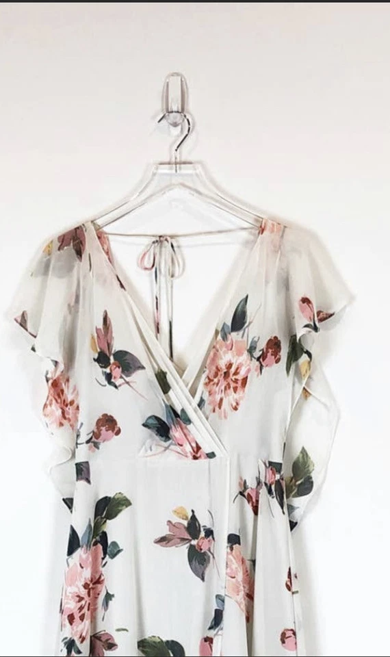 Jenny Yoo Size 8 Floral Dress Open Back Alanna Ohana - Image 2 of 4