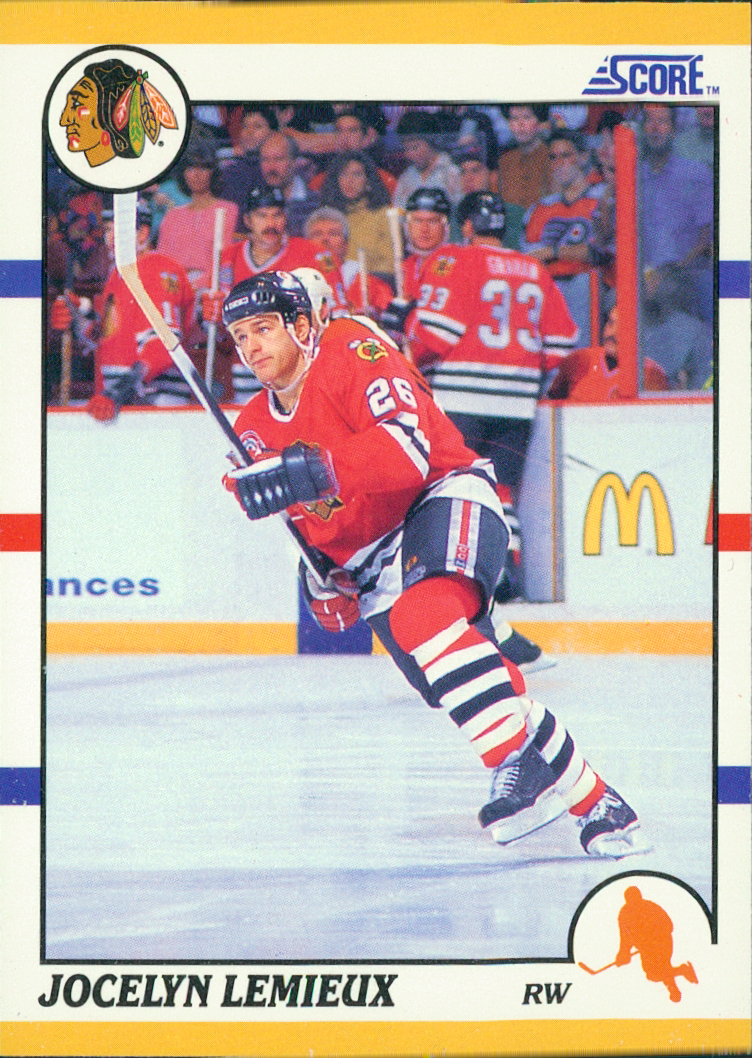 1990-91 Score Rookie & Traded - #66T Jocelyn Lemieux (RC) | eBay