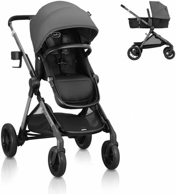 Pivot Xpand Modular Stroller in Sabino Gray - Versatile & Stylish Travel Solutio