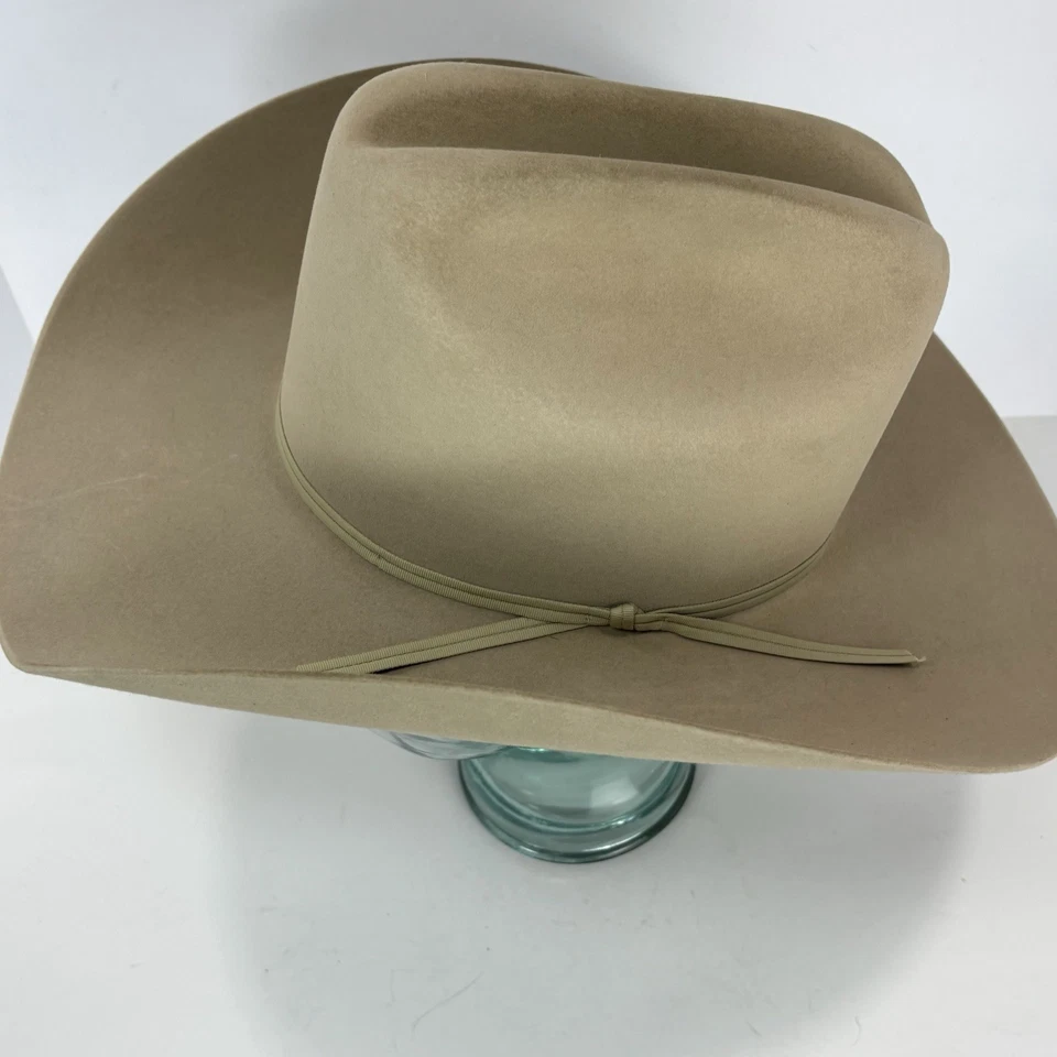 Sombrero vaquero occidental Stetson D4 Ranch tostado 5x (XXXXX) 4" ala talla 55-6 7/8 con caja Foto 4 de 4