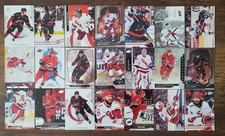 Lot of 225 Carolina Hurricanes Team Hockey Cards with Rookies Included.