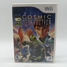 Ben 10: Ultimate Alien -Cosmic Destruction (Nintendo Wii, 2010) With Manual