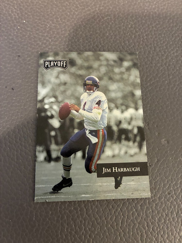 1992 Playoff Jim Harbaugh #80 card