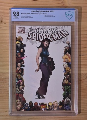The Amazing Spider-Man #601 John Romita Sr. CBCS 9.8 Marvel 70th Anniversary