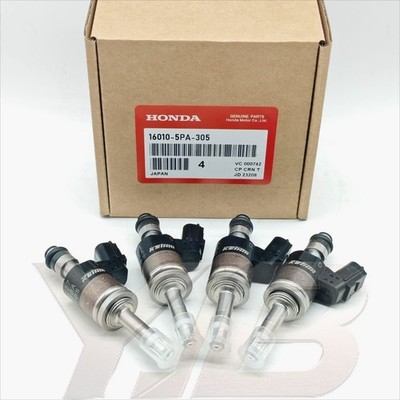 Set of 4 Genuine KEIHIN Fuel Injectors 16010-5PA-305 For 2017-2025 Honda Accord 