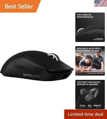 PRO X Superlight 2 Gaming Mouse - Rechargeable, Wireless & Precision Engineering