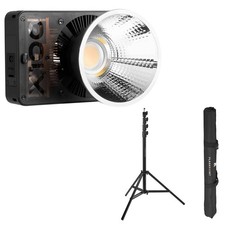 Zhiyun MOLUS X100 100W Bi-Color Pocket COB LED Light Pro Kit, Bundle with 9.5' P