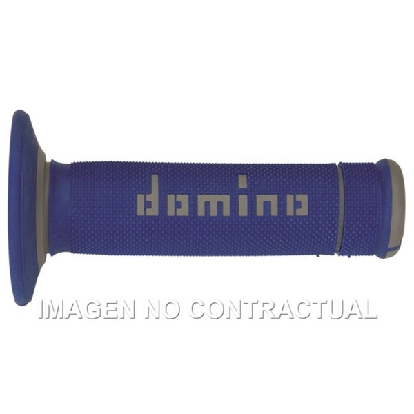 Domino Off Road PuñOs X-Treme Blau-Grau Geschlossen 22 Mm 118 Mm FüR Moto-image