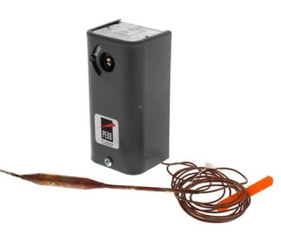 Johnson Controls A19ABA-41C Temperature Control, SPST Opens on Drop, 20/80 deg F