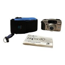 Minolta Vectis 40 APS Point  Shoot Film Camera Vintage Excd Manual And Case