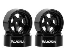 Injora Axial Scx30 D18 0.7 5-spoke Aluminum Micro Rock Crawler Beadlock Wheels Injora Axial Scx30 D18 0.7 5-spoke Aluminum Micro Rock Crawler Beadlock Wheels
