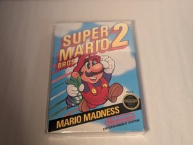 NES CIB Super Mario Bros 2 Nintendo NES First Print Variant Complete Box Manual