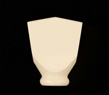 Tone Ninja White Galalith Buttons (6) Tulip-type fits Tone Ninja, Kluson Diecast