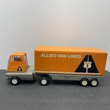 Vintage MiniTonka Allied Van Lines Private Label Semi Truck Trailer (1719)