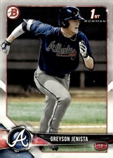 2018 Bowman Draft #BD-31 Greyson Jenista