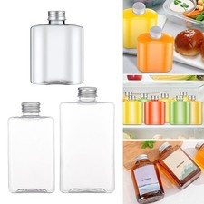 10 leere Saftflaschen als Getränkebehälter für Milchshakes, Milchtee und