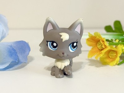 #1411 LPS Persian Wolf Cat Littlest Pet Shop Prized Pair Collectible Toy Figure