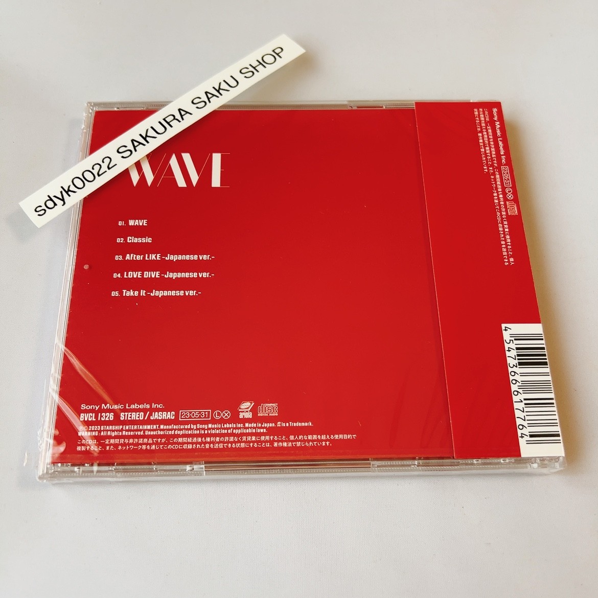 IVE Japan 1st EP WAVE Regular Edition CD BVCL-1326 NEW