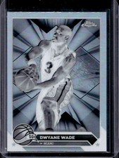 2023-24 Topps Chrome Dwyane Wade Negative Refractor #154 Heat