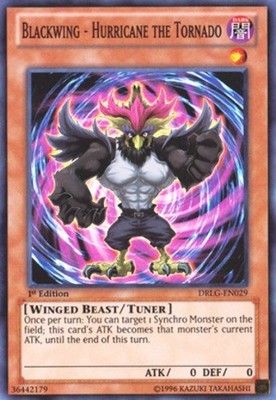 Blackwing - Hurricane the Tornado - DRLG-EN029 - Super Rare - Unlimited Edition 