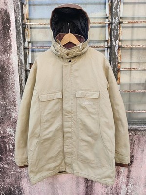 Vintage Carhartt Siberian Parka Jacket Arctic Quilt Lined  Duck Canvas Size L