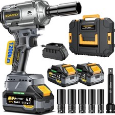 Cordless Impact Wrench 12in 900ft-lbs Brushless 21v Heavy-duty Power Tool