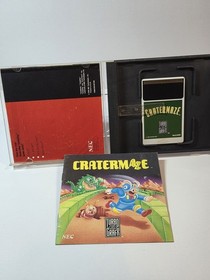 CraterMaze Crater Maze - TurboGrafx-16 Turbo Video Game + Case+ Manuals